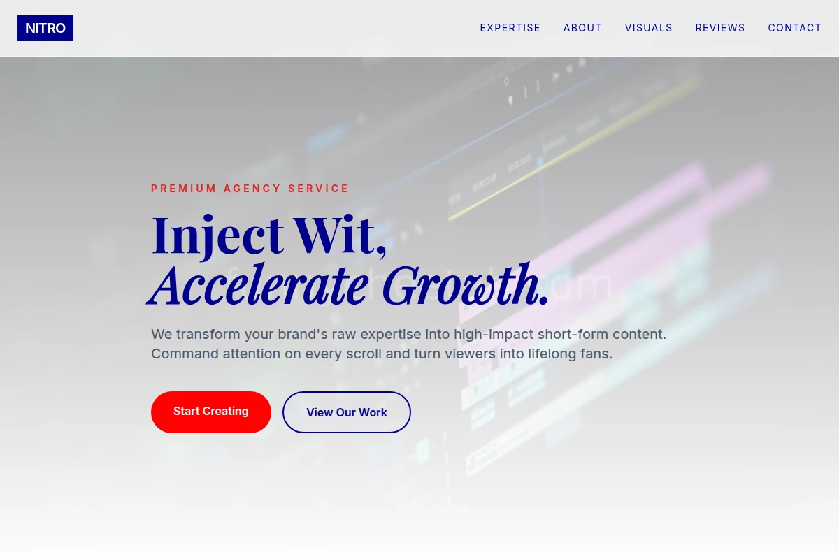 Nitro Short Form Video Agency