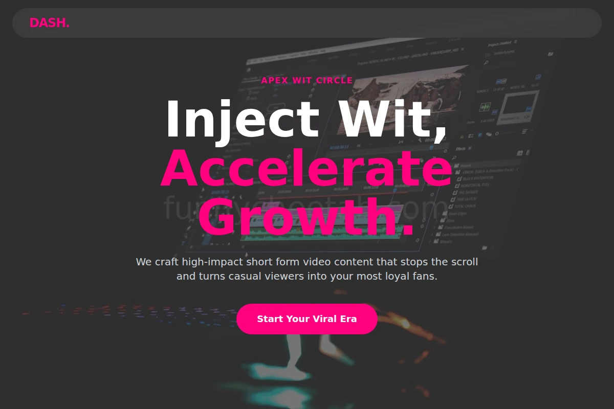 Dash Short Form Video Agency