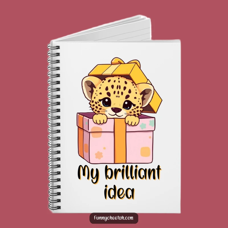 Funny Cheetah Cub Notebook: Jot Down Surprises with Gift Cub, Perfect Humorous Journal Gift
